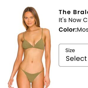 It’s Now Cool Moss String Bikini